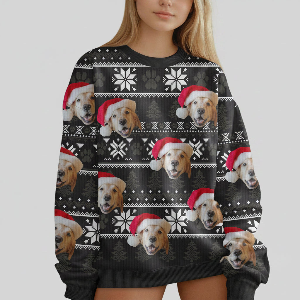 Custom Dog Photo May Your Christmas Be Furry And Bright Ugly