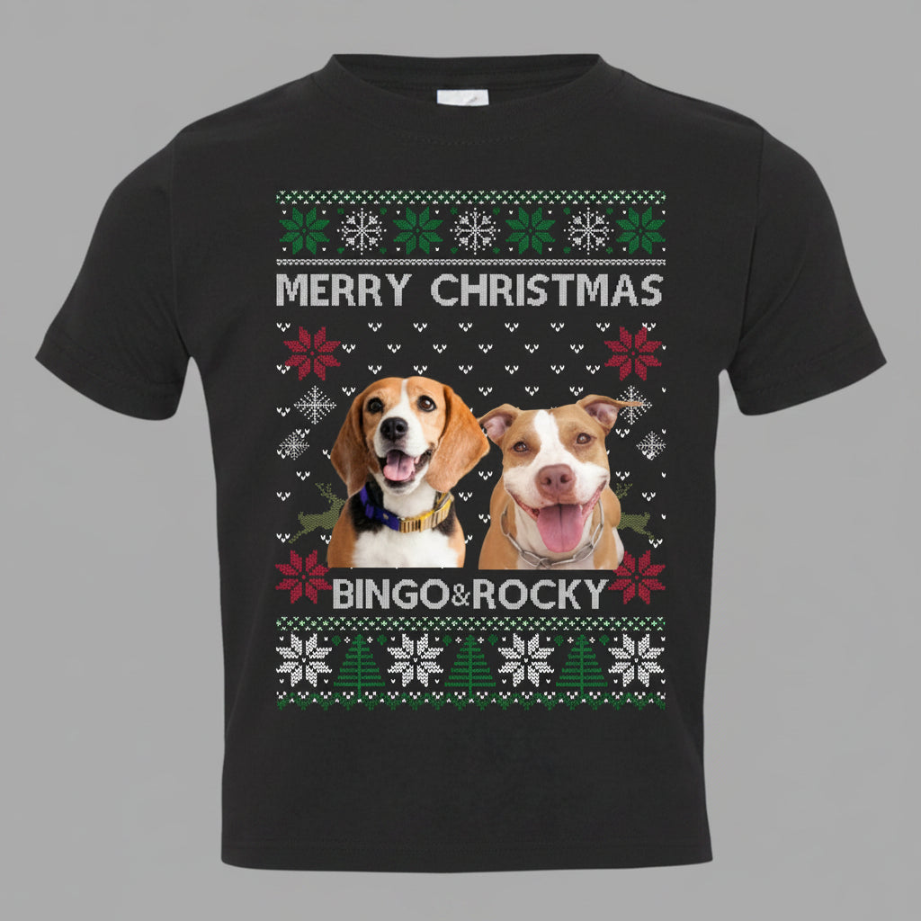 Custom Photo Ugly Christmas Ya Filthy Animal Dog Cat Sweatsh