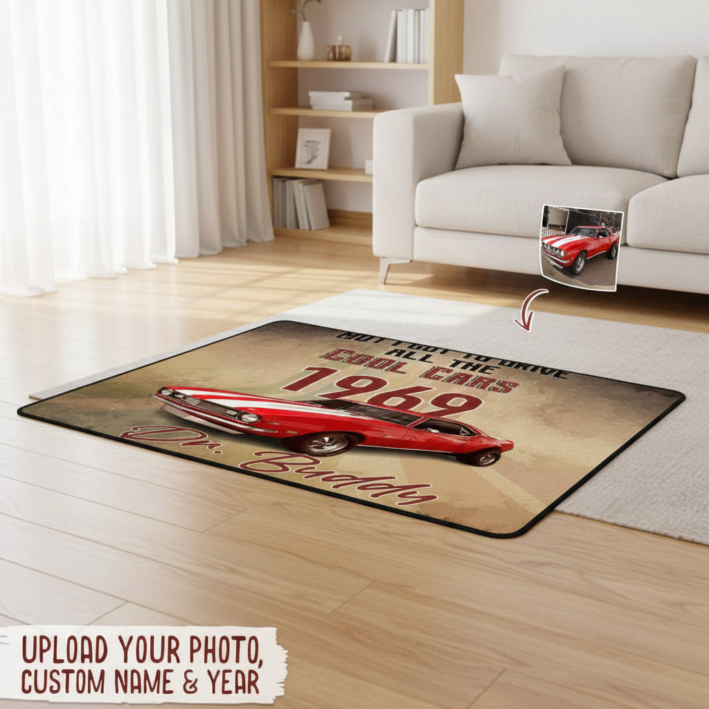 I May Be Old but I got To Drive All The Cool Car Car Mats, U