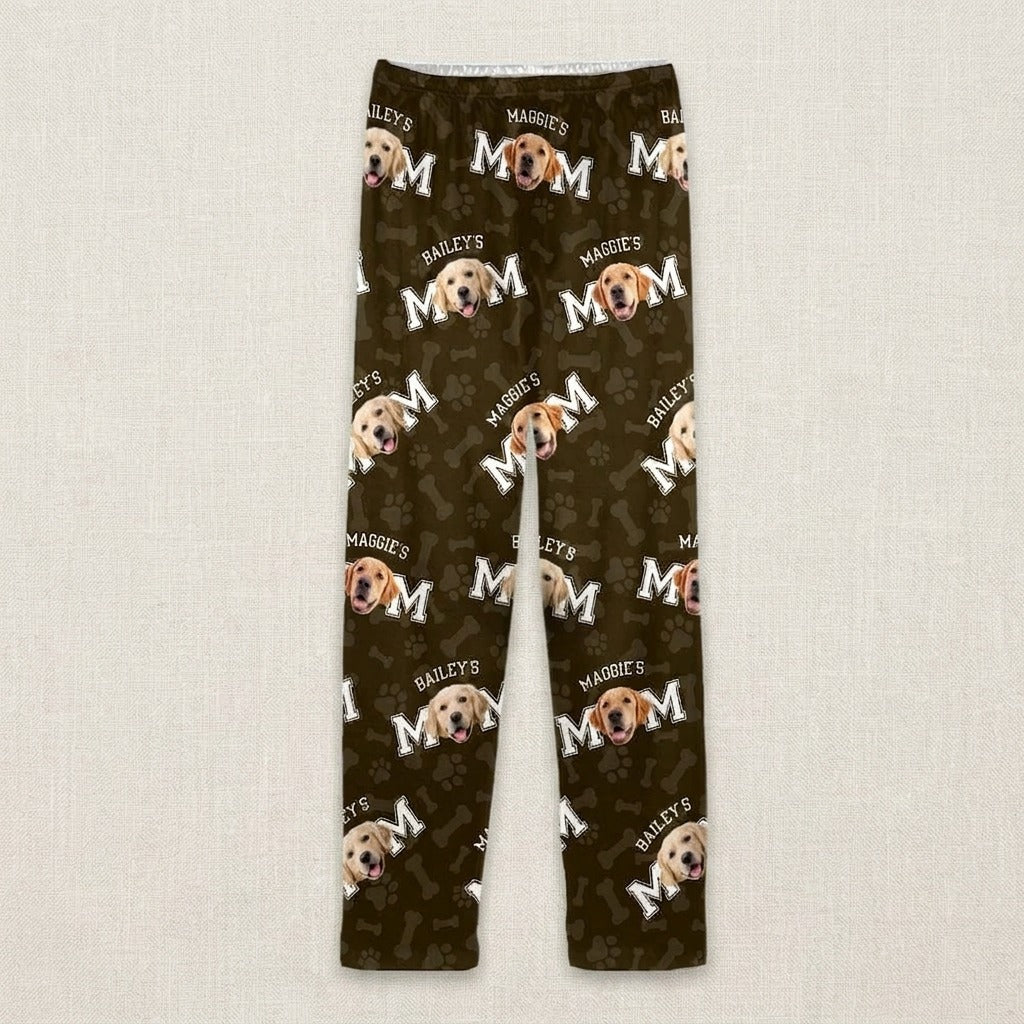 Custom Photo Dog Dad Dog Mom Pajamas