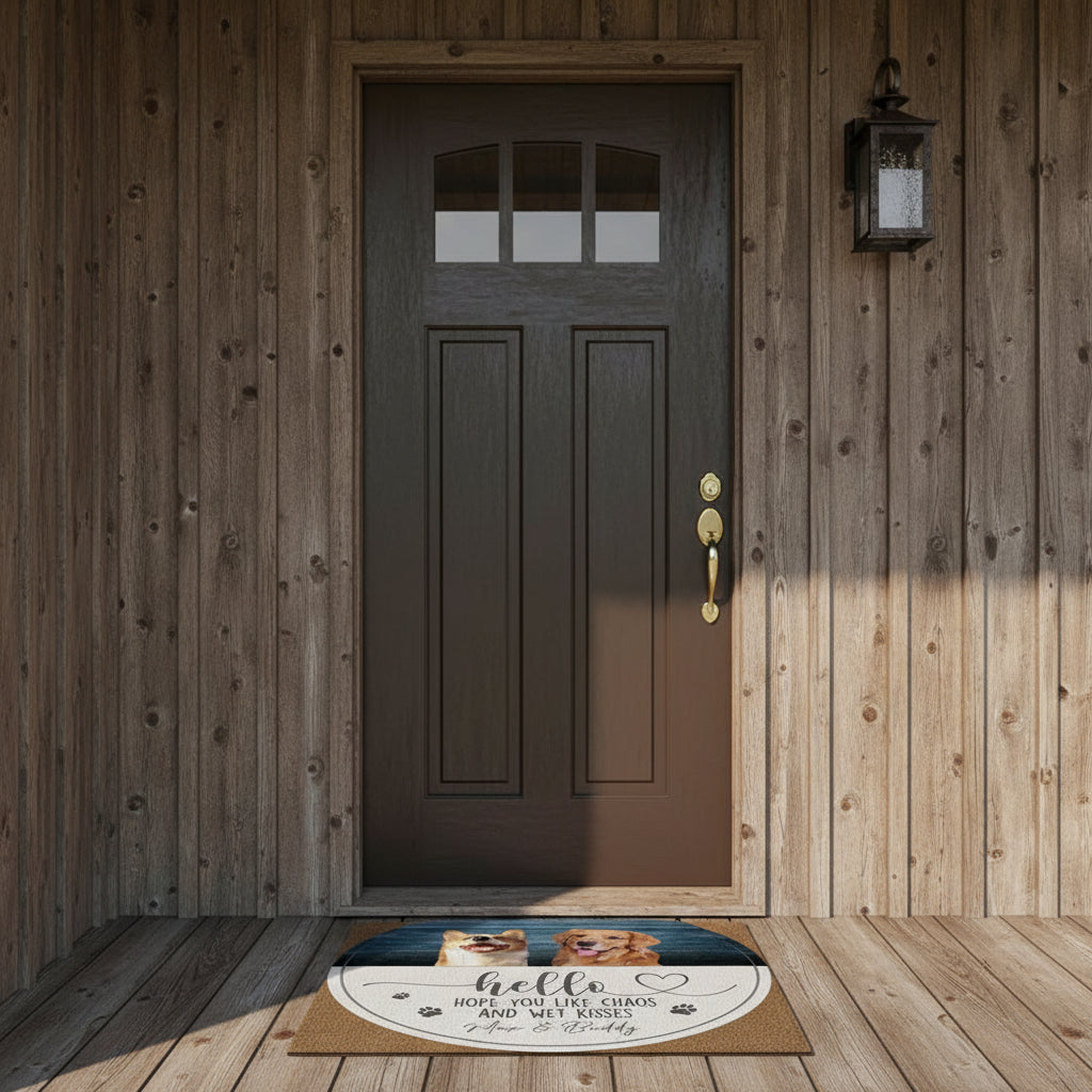 Hope you like Big Dog Wooden Door Sign With Wreath, Upload P