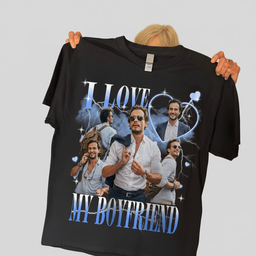 Custom Photo I Love My Boyfriend/Girlfriend Vintage Style Co
