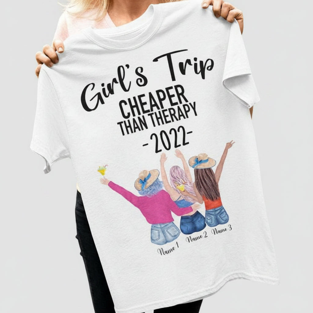 Girls Trip 2022 Than Therapy Best Friend Shirt