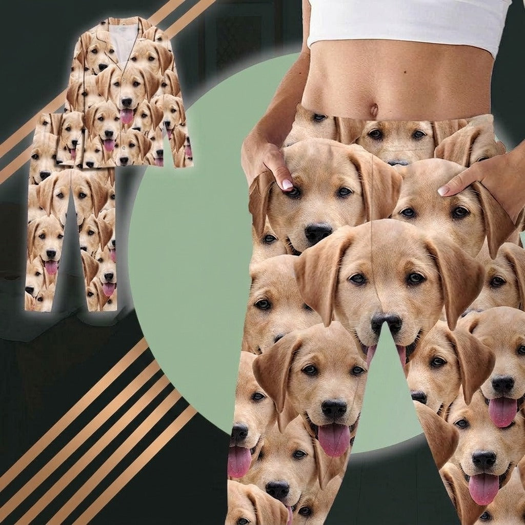 Custom Dog Cat Photo Pajamas
