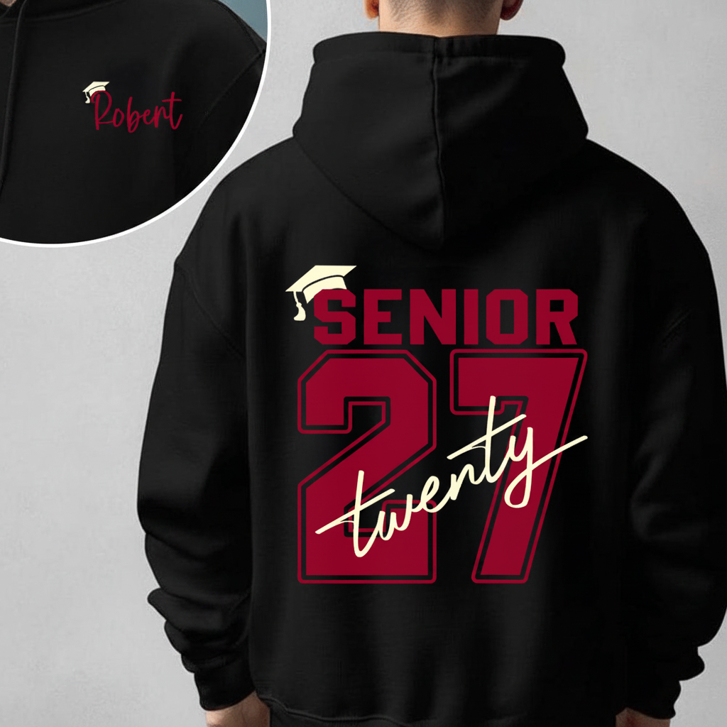 Custom Name And Senior Graduation's Day 2025 Sweatshirt
