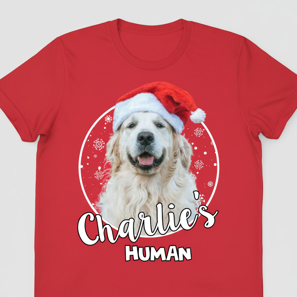 Human Dog Christmas Personalized Custom Photo Dog Sweatshirt