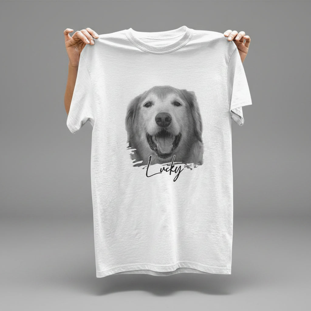 Custom Pet Portrait Dog Sweatshirt TH10