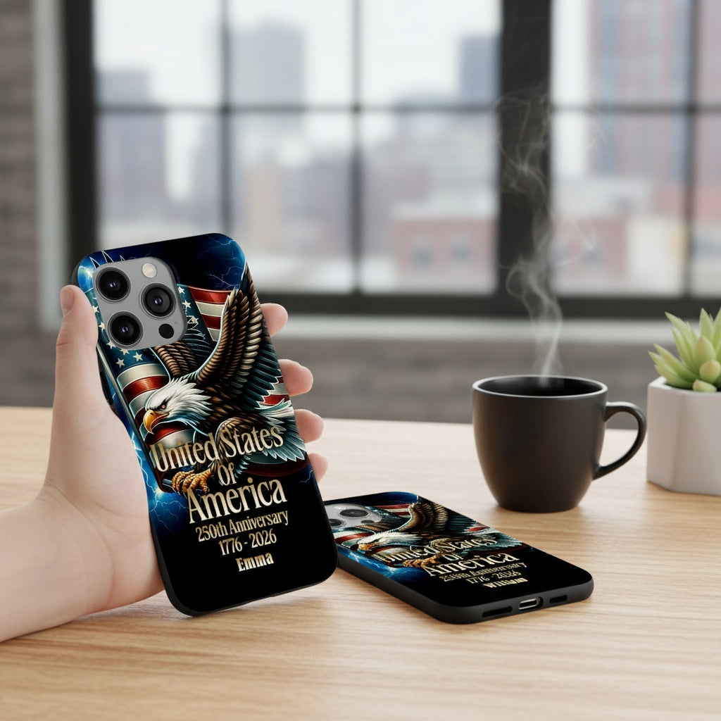 Personalized USA 250th Anniversary Phone Case