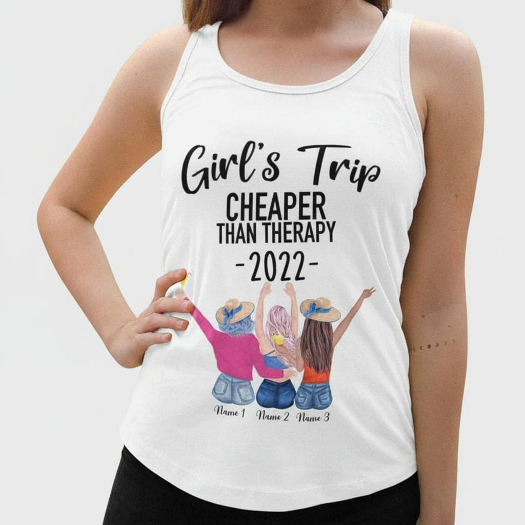 Girls Trip 2022 Than Therapy Best Friend Shirt