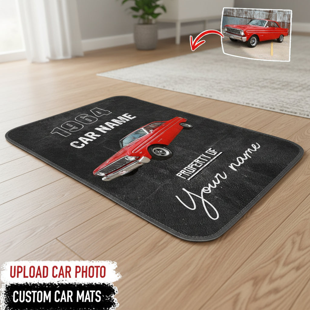Custom Photo Property Of You Car Mats DA199
