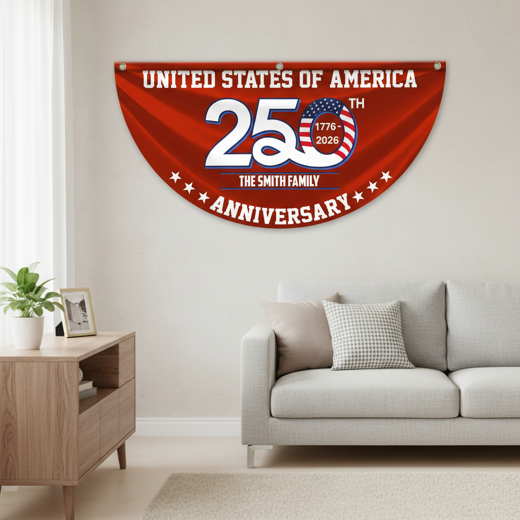 Patriotic 250th Anniversary 1776 2026 United States of Ameri