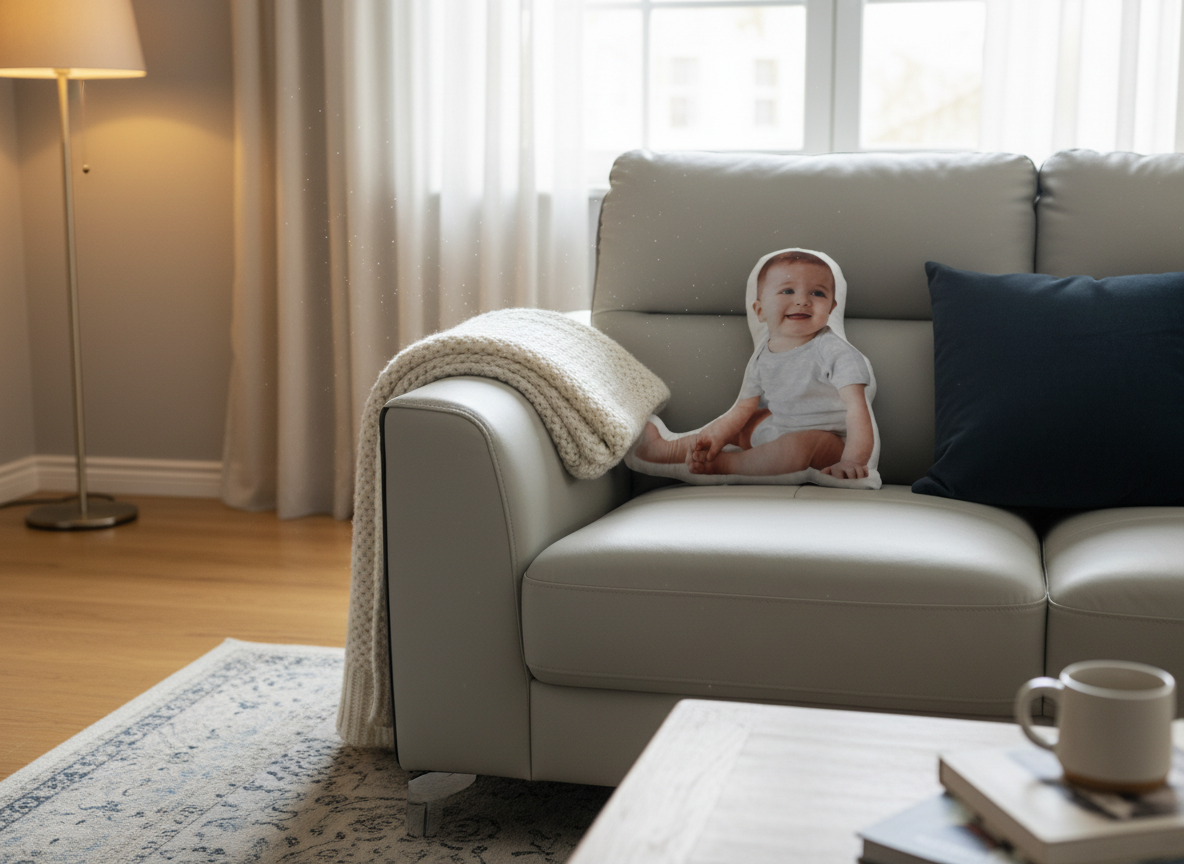 Custom Human Face Photo Pillow, 3D Custom Shaped Pillow K228
