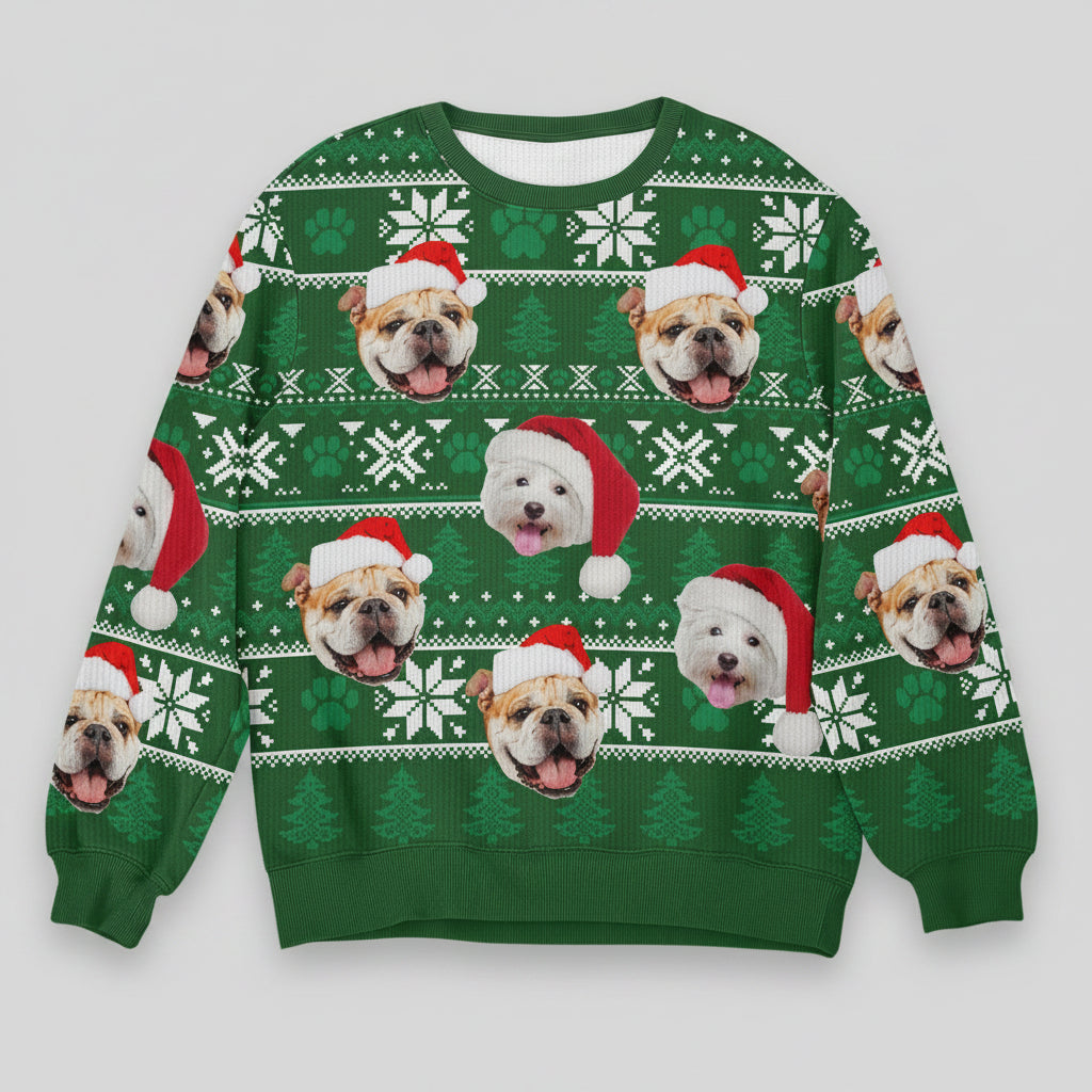 Custom Dog Photo May Your Christmas Be Furry And Bright Ugly