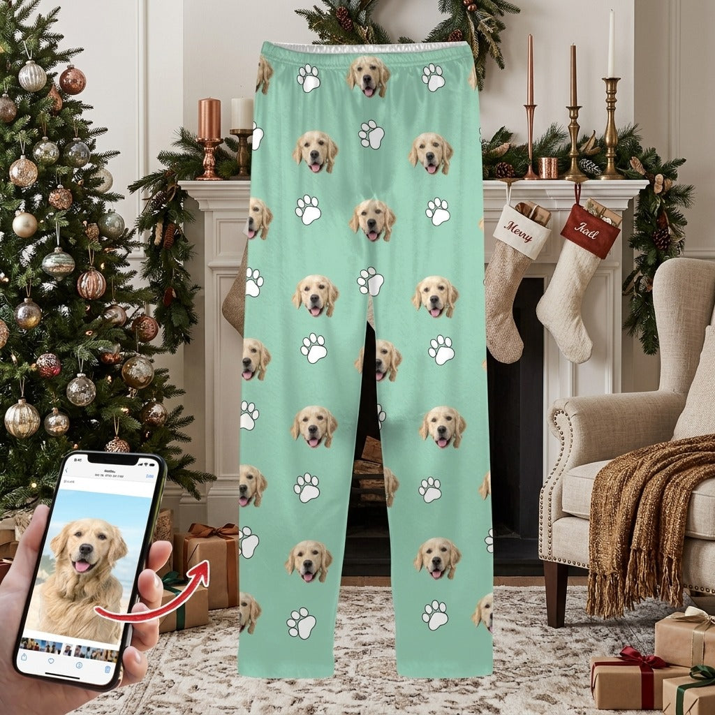 Custom Dog Cat Photo With Icon Decoration Pet Pajamas T368