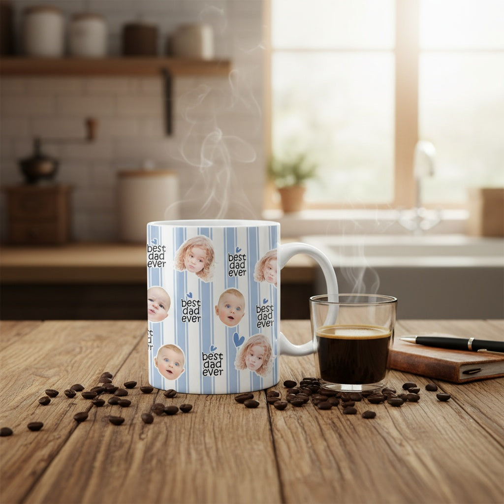 Custom Photo Coffee Mug For Dog Cat Lover