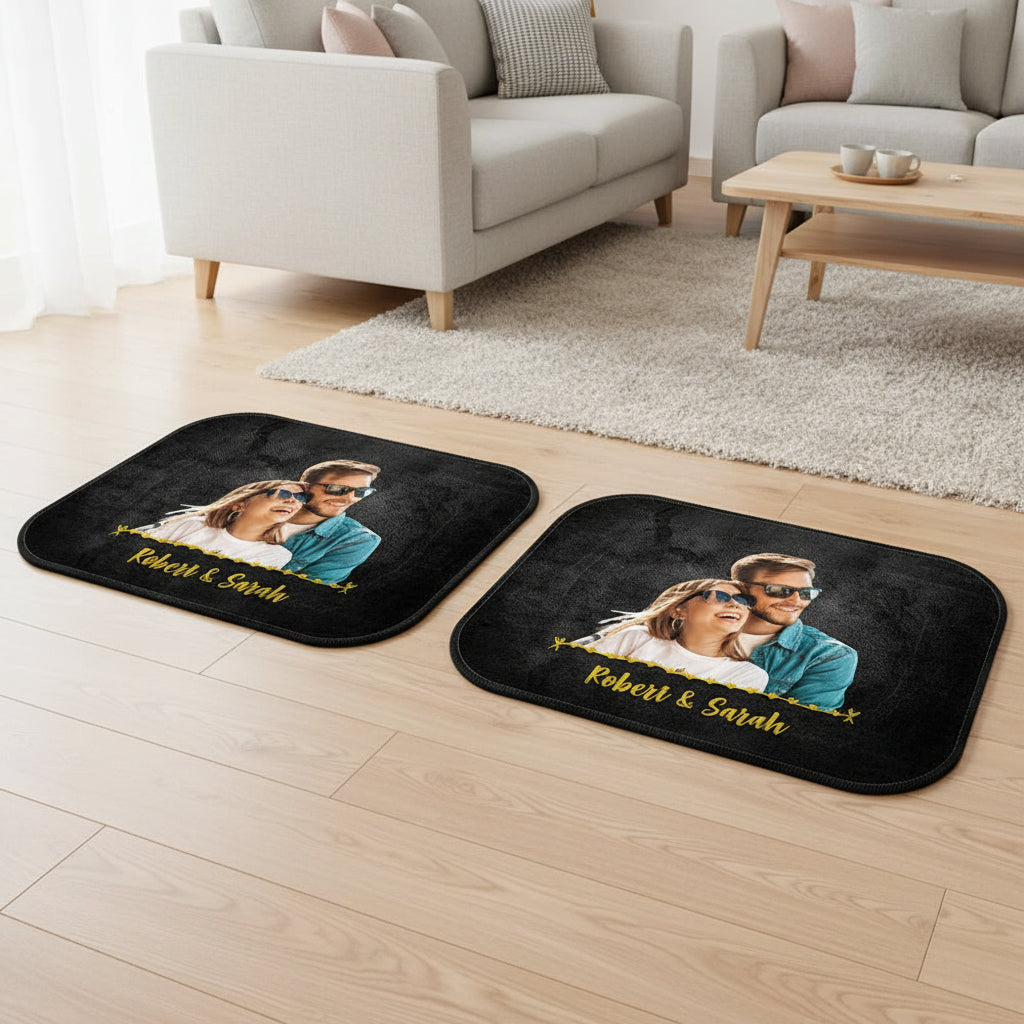 Drive Safe I Need You Here With Me Car Mats, Upload Photo, H