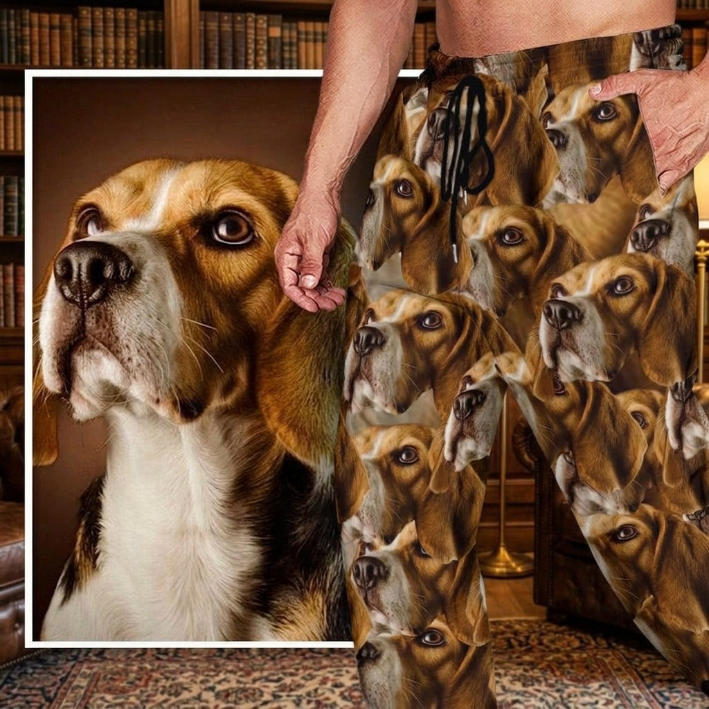 Customized Sweatpants Upload Photo Dog Cat For Men and Women's 888950 54298