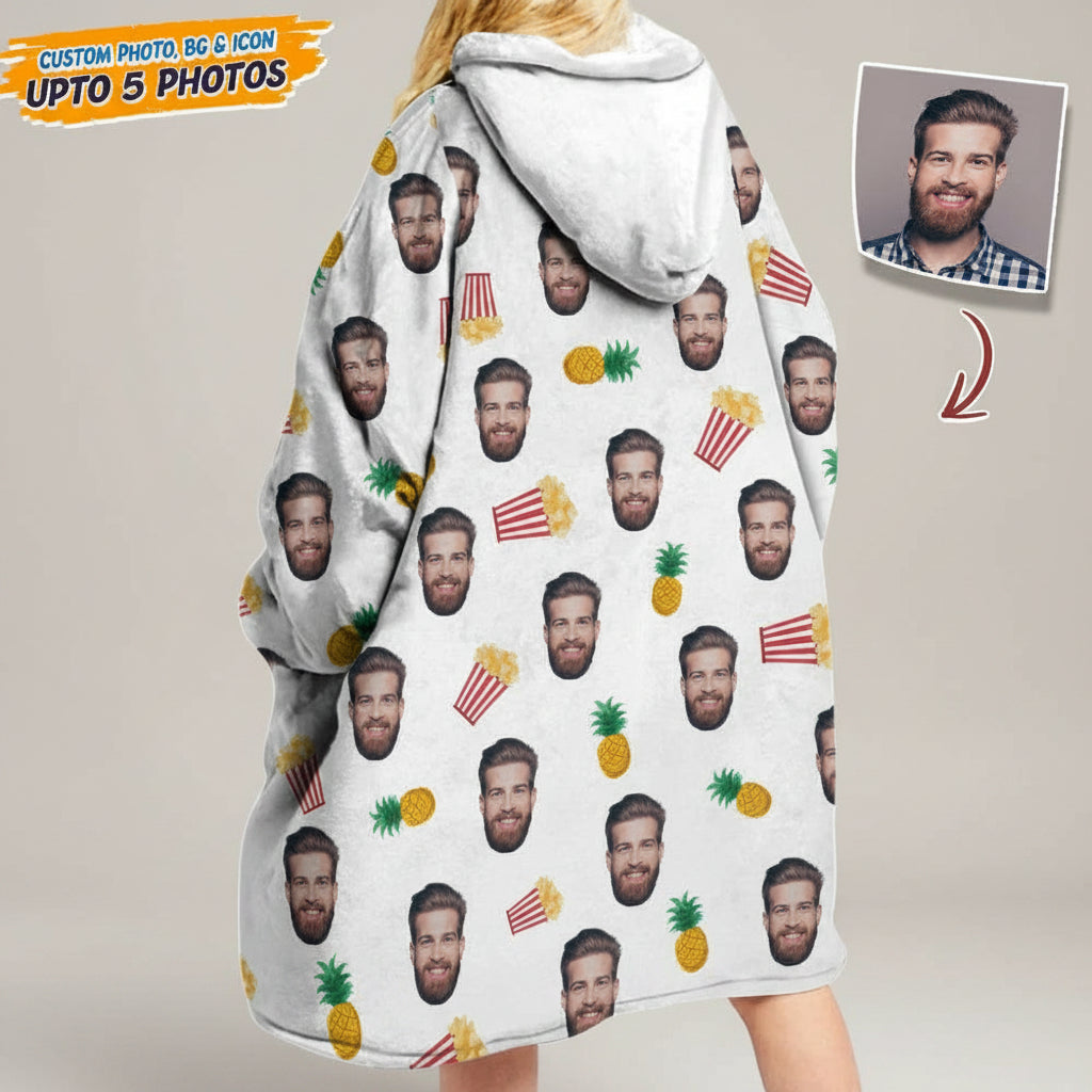 Custom Dog Cat Photo With Accessories Hoodie DA199
