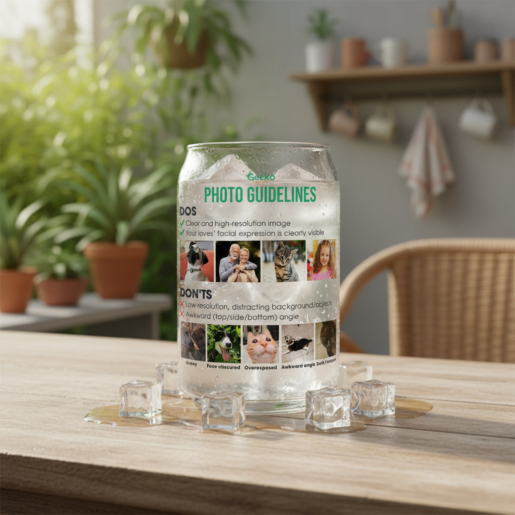Custom Dog Cat Photo Life Would Be Boring Without Me Glass Can With Lid Christmas Gift