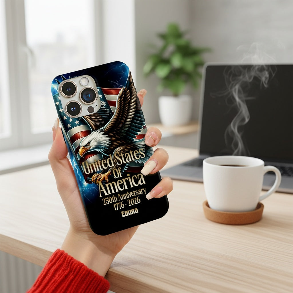Personalized USA 250th Anniversary Phone Case
