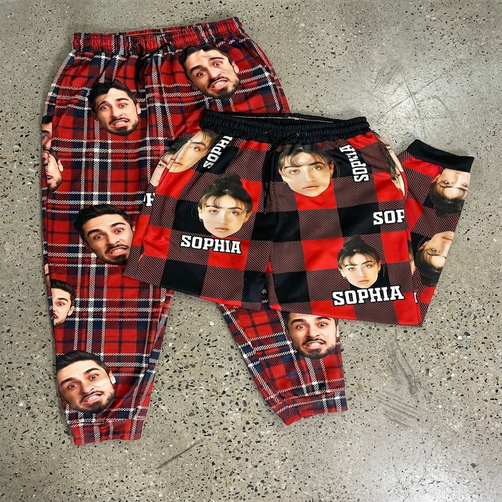 Custom Photo With Colorful Background Sweatpants