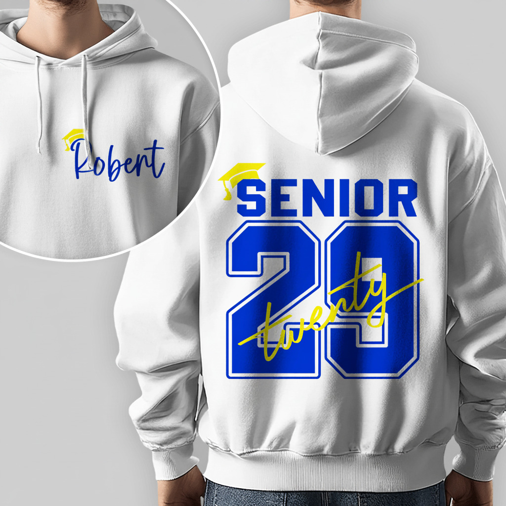 Custom Name And Senior Graduation's Day 2025 Sweatshirt