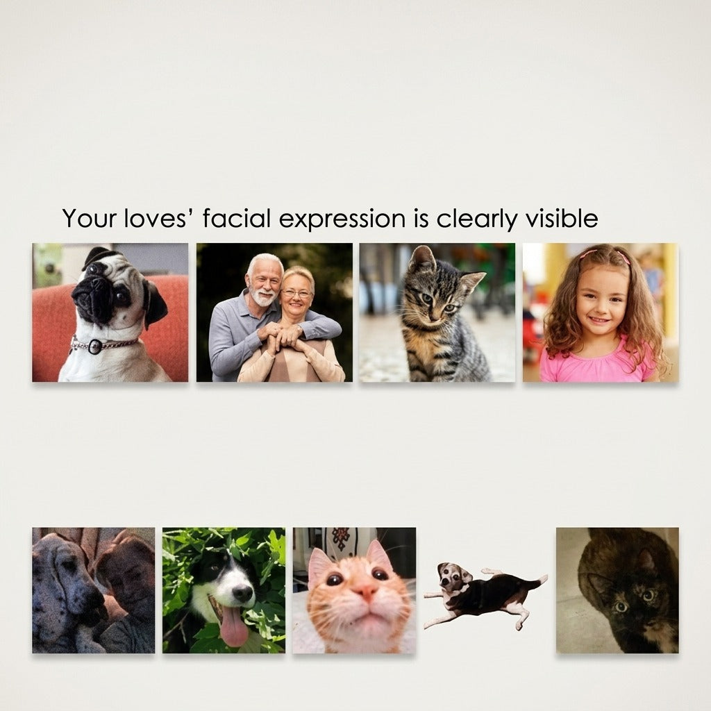 Custom Photo Name Dog Cat Flannel Pajamas