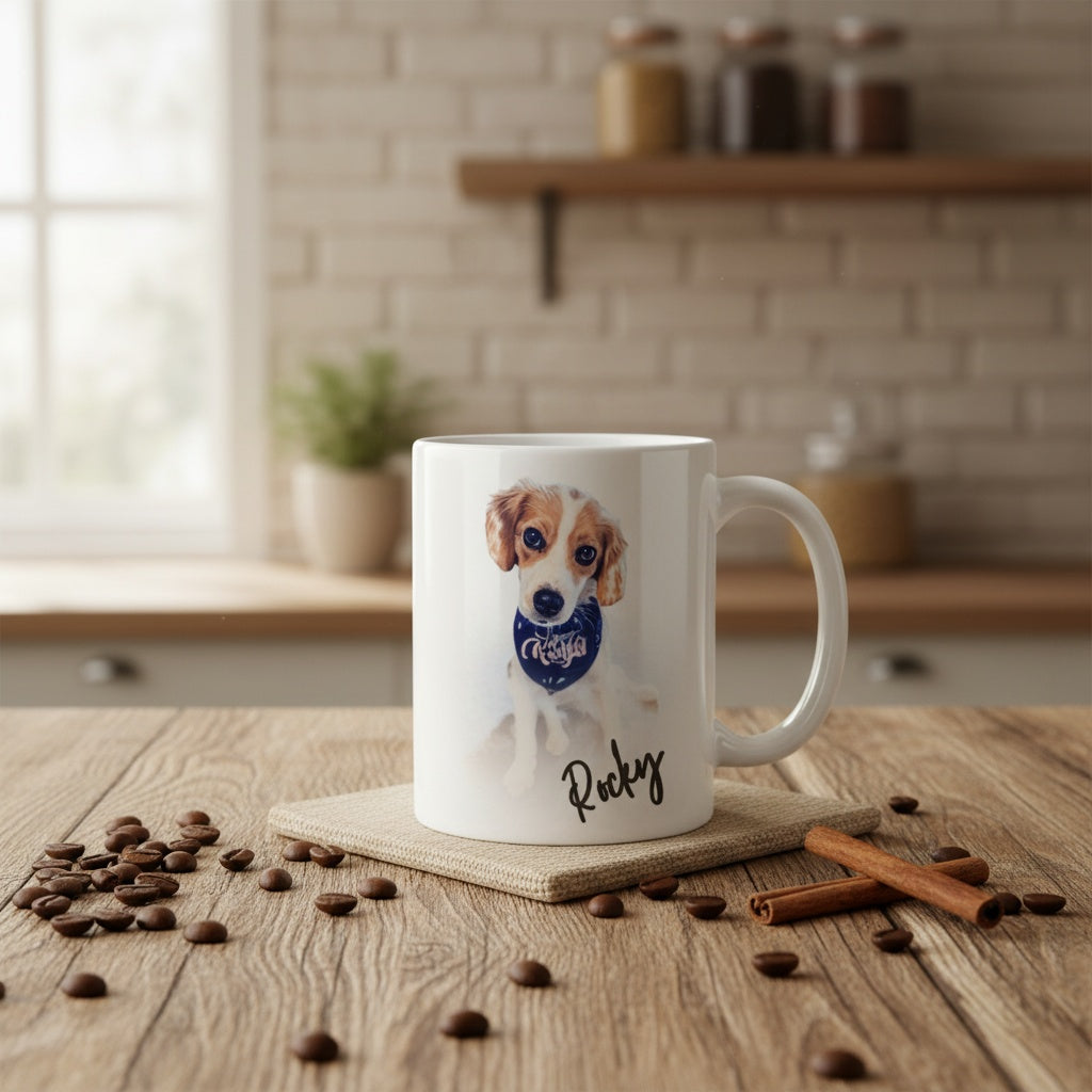 Custom Pet Photo Dog Coffee Mug 889821PP