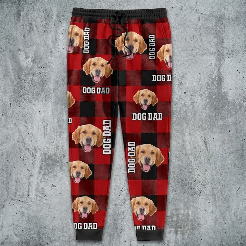 Custom Photo Name Dog Cat Men And Women's Pants