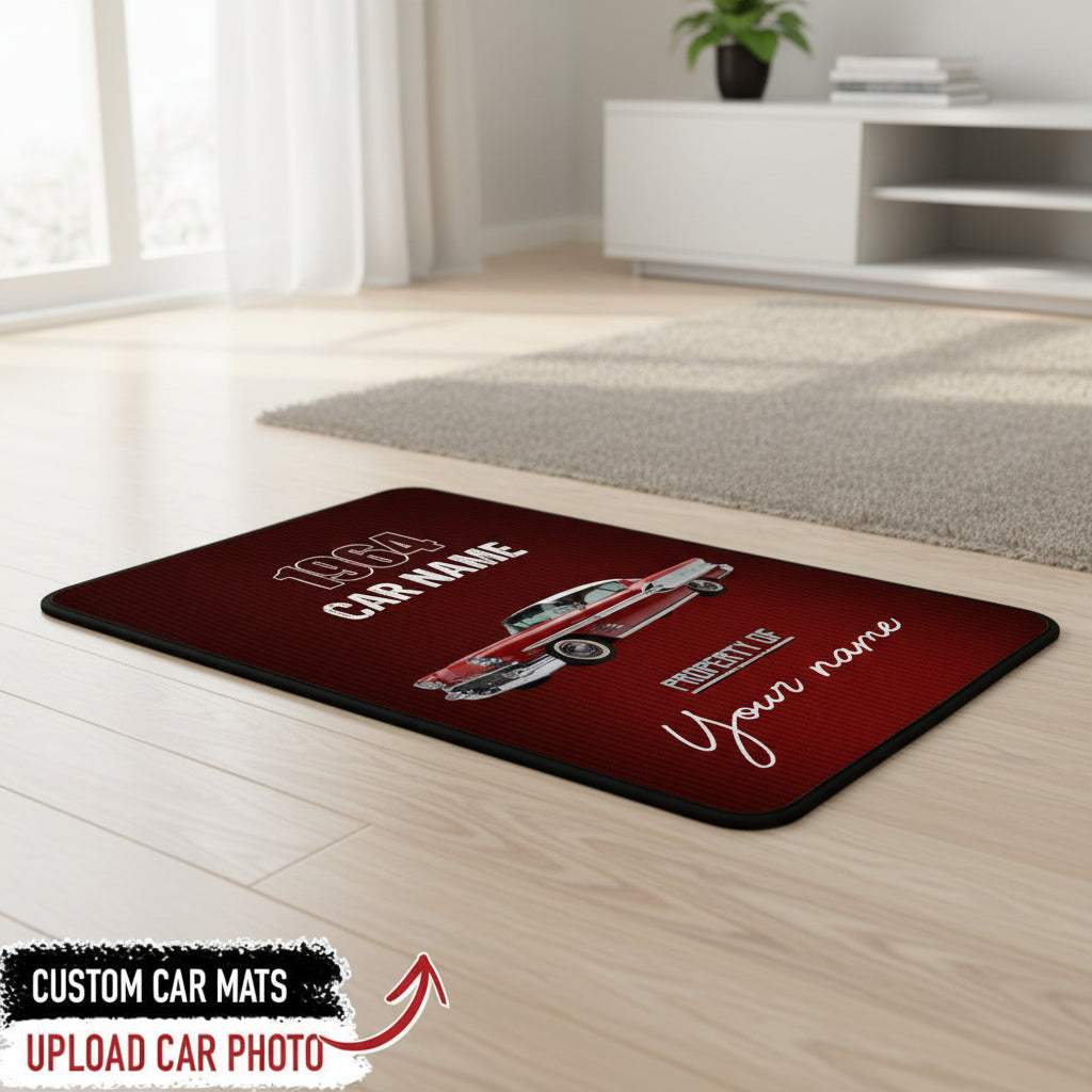 Custom Photo Property Of You Car Mats DA199