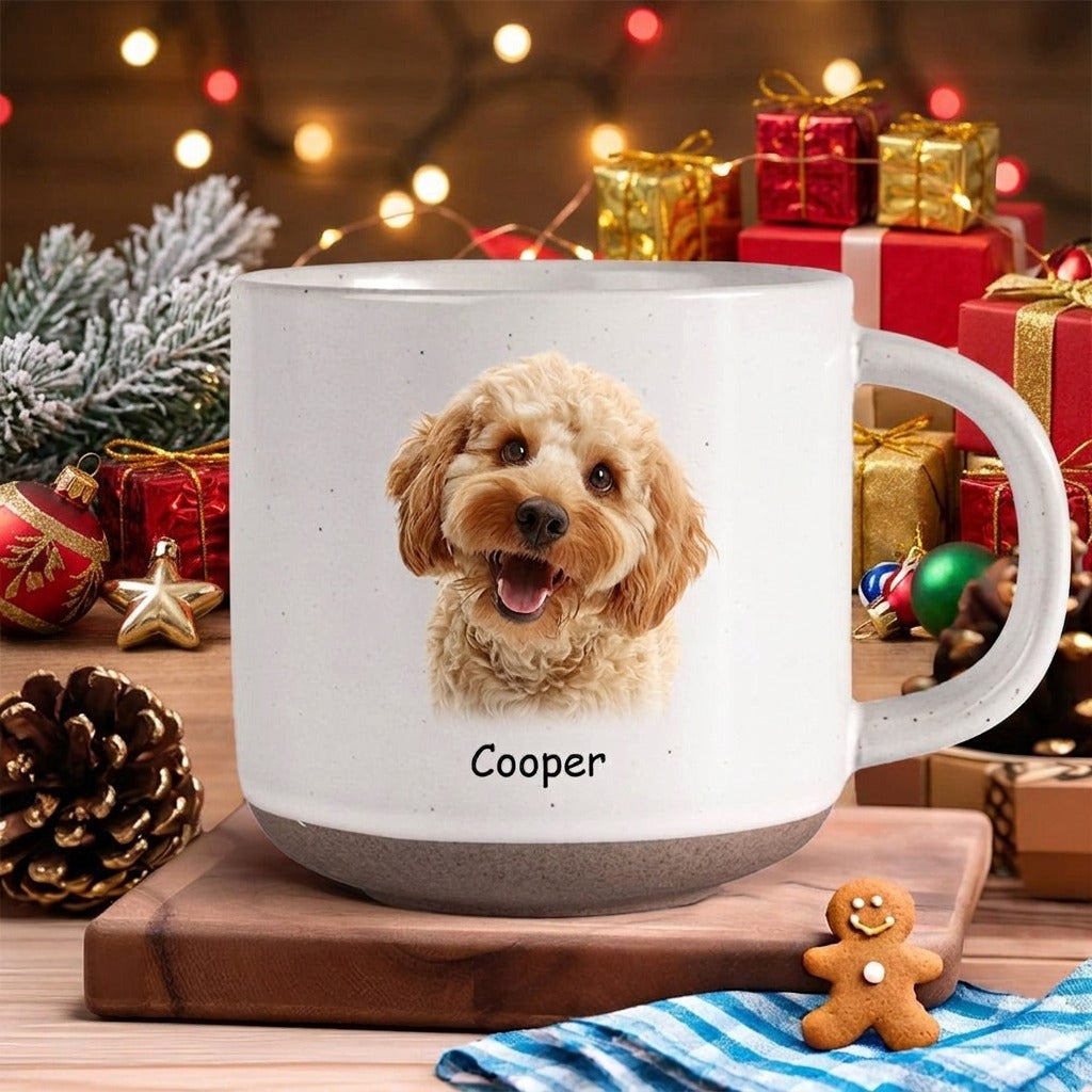 Custom Photo For Dog Lover Pottery Mug
