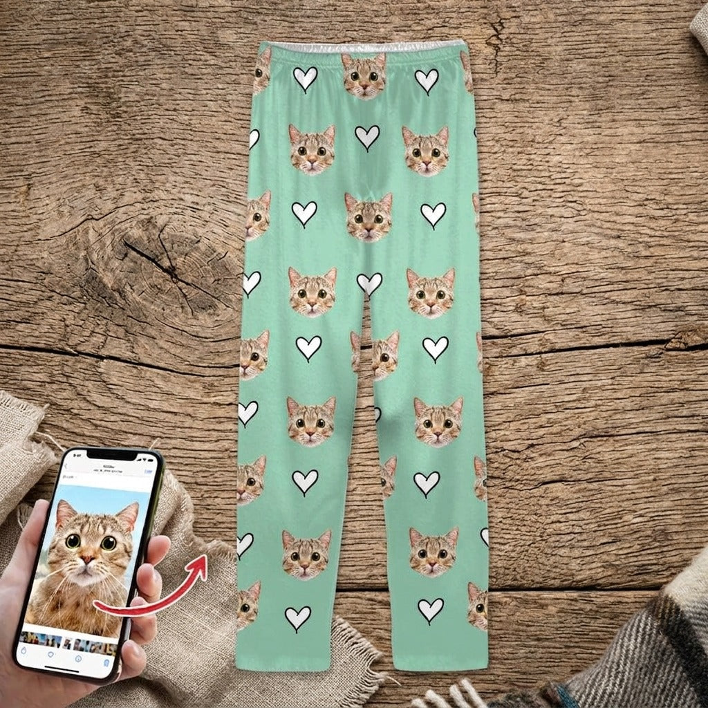 Custom Dog Cat Photo With Icon Decoration Pet Pajamas T368