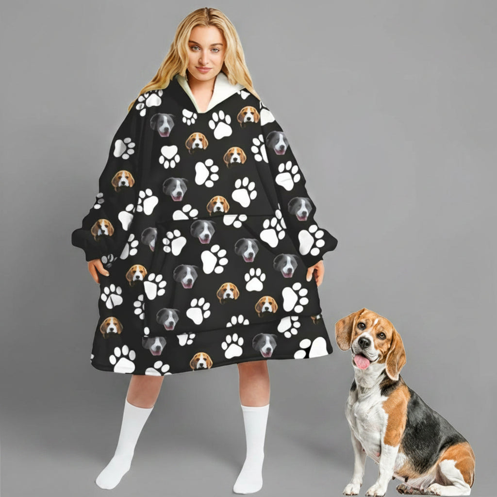 Custom Dog Cat Photo With Accessories Hoodie DA199
