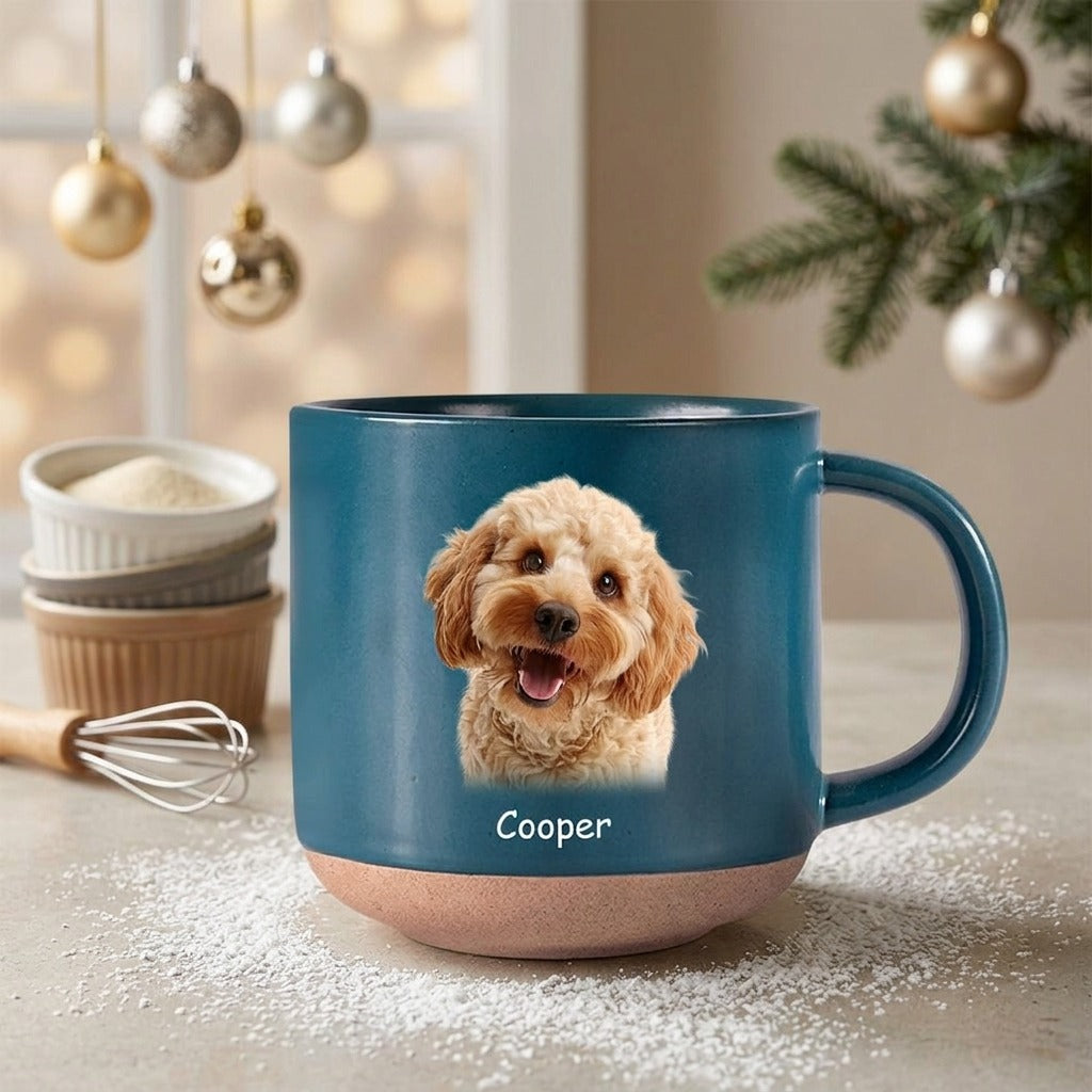 Custom Photo For Dog Lover Pottery Mug
