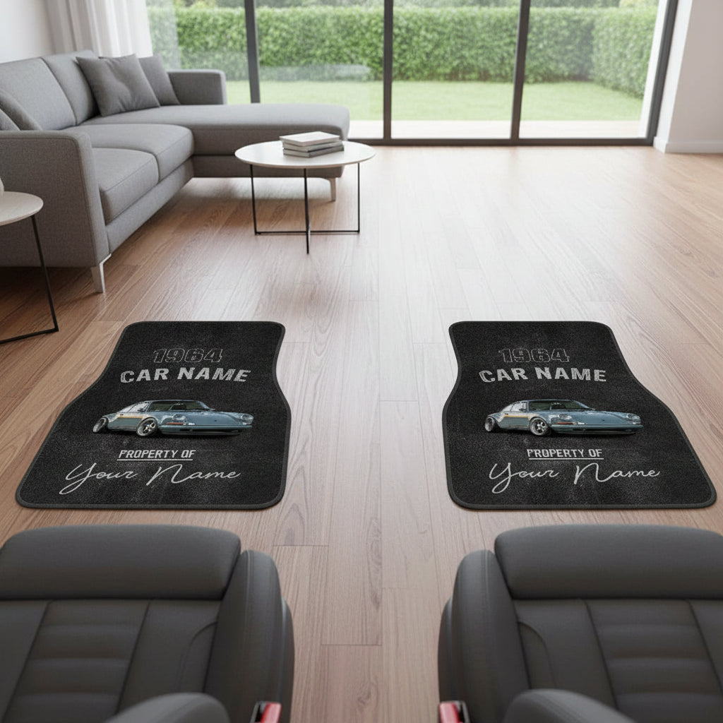 Custom Photo Property Of You Car Mats DA199