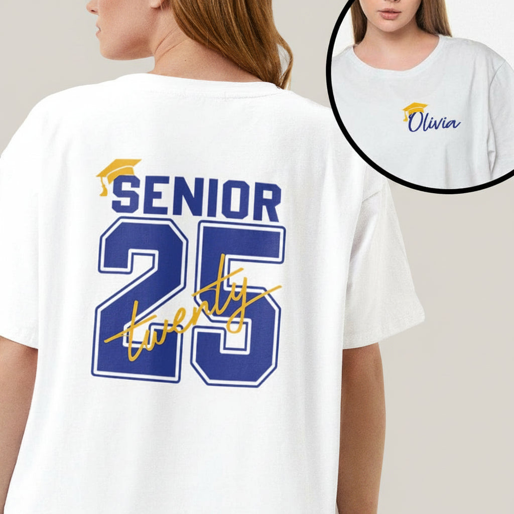 Custom Name And Senior Graduation's Day 2025 Sweatshirt