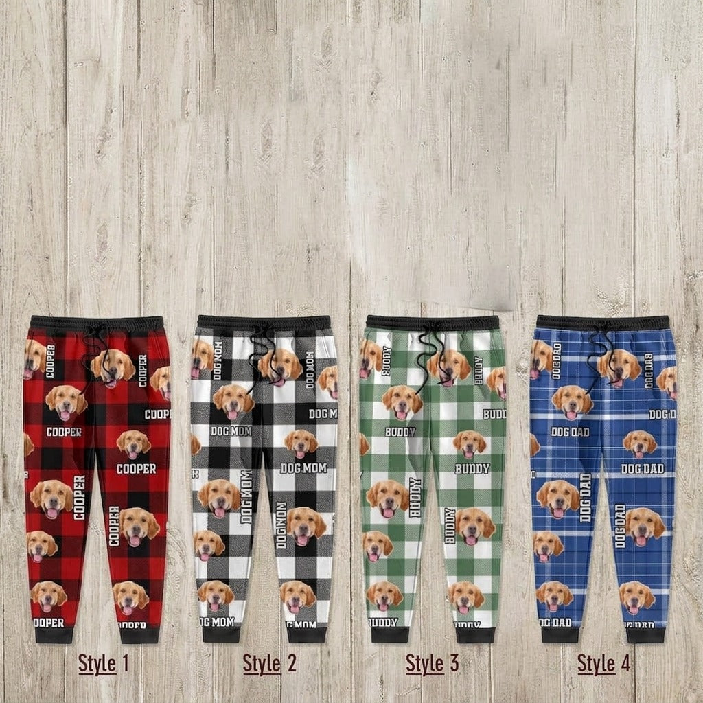 Custom Photo Name Dog Cat Men And Women's Sweatpants