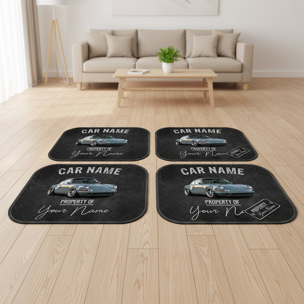 Custom Photo Property Of You Car Mats DA199