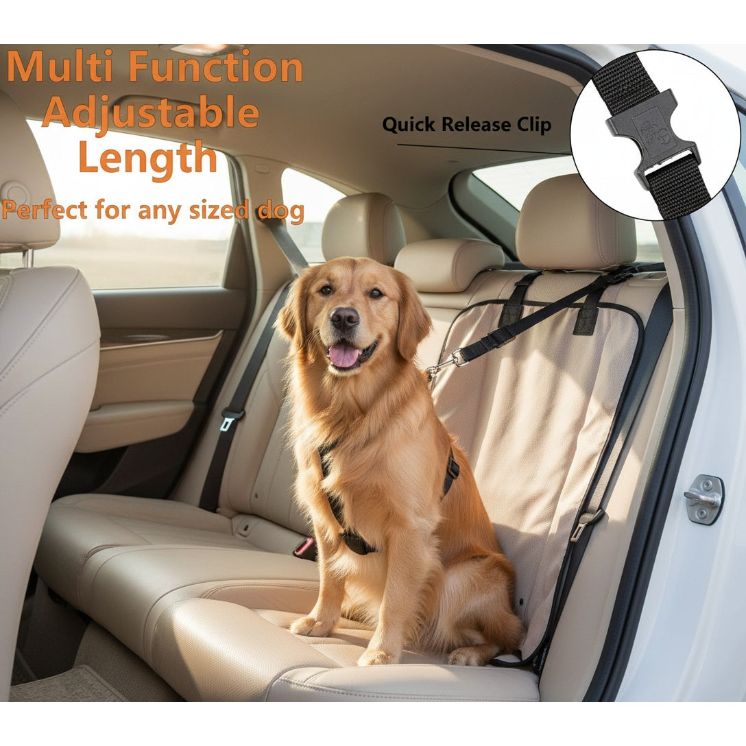Pet Dog Car Seat Belt Harness Restraint Lead