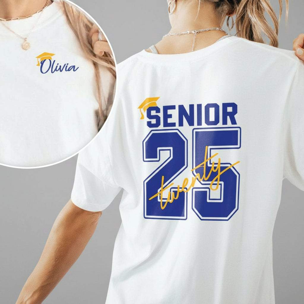 Custom Name And Senior Graduation's Day 2025 Sweatshirt
