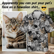 Custom Cat Tropical Hawaii Hawaiian Shirt — Gift for Cat Lovers AANWV