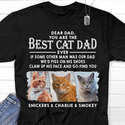 Custom Cats Go Find You T-Shirt — Gift for Dad DBS7Q