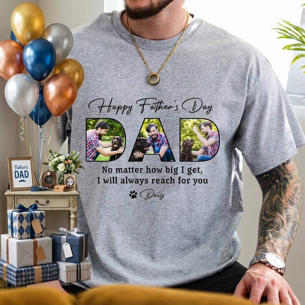 Custom Happy Fathers Day No T-Shirt — Gift for Dad JDDK9