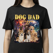 Custom Pet Photo With Gradient Text Vintage Retro Shirt