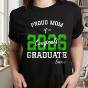 Personalized Proud Of You Class Of 2026 Graduation Dark Shirt