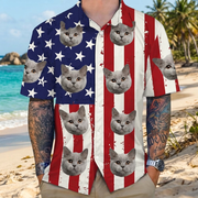 Custom Cat Us Hawaii Hawaiian Shirt — Gift for Cat Lovers JWMS6