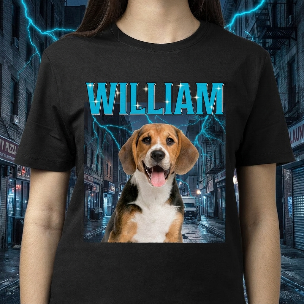 Personalized Photo Retro Vintage Dog Portrait Shirt DA199 889681