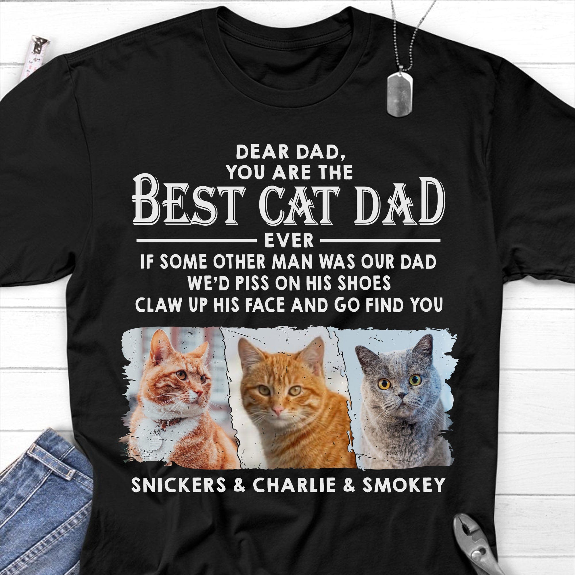 Custom Cats Go Find You Cat T-Shirt 2 — Gift for Cat Lovers J6N9U