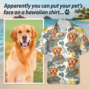 Custom Photo Dog Men's Hawaiian Shirt