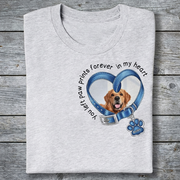 Custom Photo You Left Paw Prints Forever In My Heart Dog Shirt
